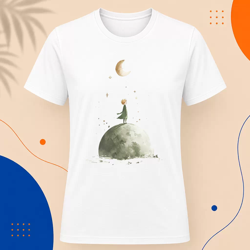 Pánské tričko - Cesta mezi hvězdami - Malý princ - Le petit prince